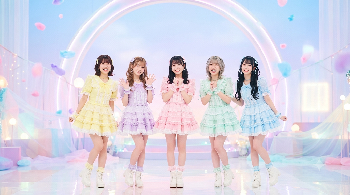 Dream Pallet メンバー5人のメインビジュアル